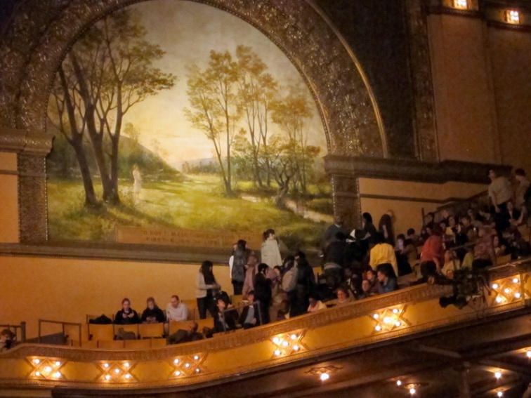 The 'spring' mural inside Chicago's Auditorium Theatre, © 2013 Celia Her City